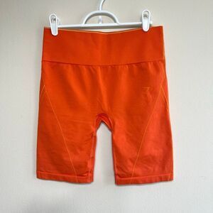 Gymshark Apex Orange Seamless Shorts Large Women